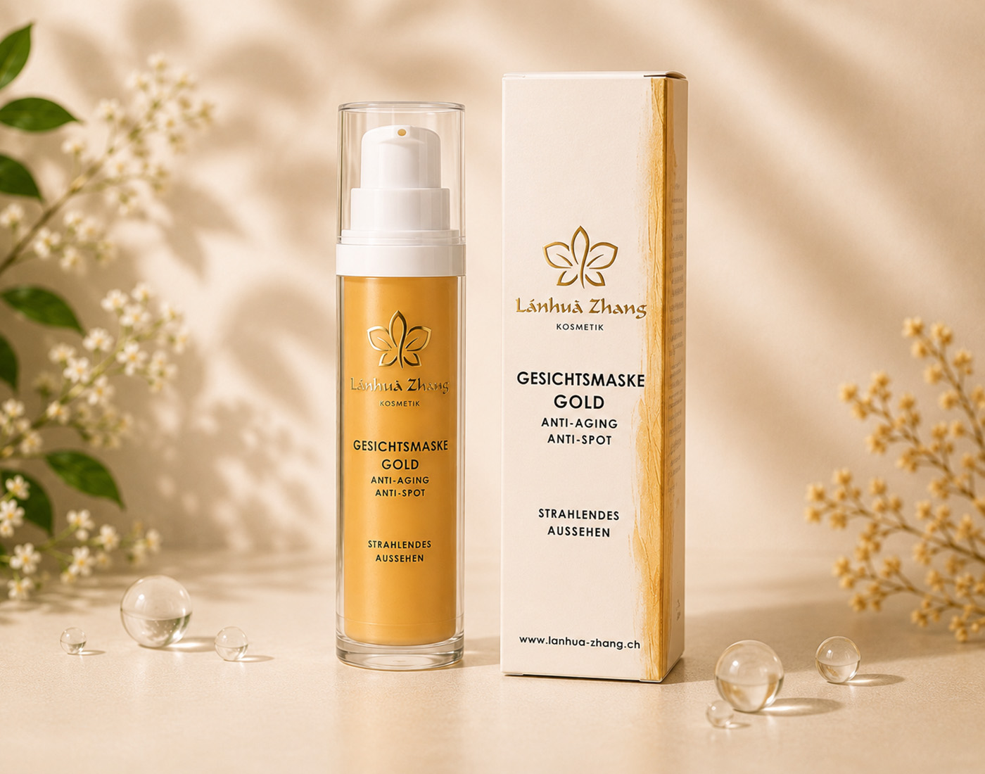 Gesichtsmaske Gold Anti-Aging